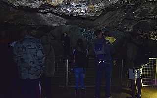Tourists in Great Masson Cavern