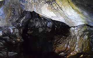 Streamway in Runscar Cave No. 3
