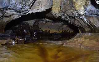Streamway in Runscar Cave No. 3