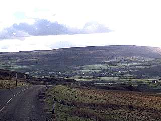 Wensleydale from above Hawes